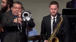 UNI Jazz Band One with Luis Bonilla  Feb 20 2016 [upl. by Haroved]