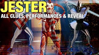 The Masked Singer Jester All Clues Performances amp Reveal [upl. by Tiertza]