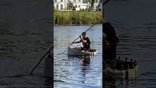 Making a Coracle for Ballina Heritage day 2024 ireland coracle ballina coracle ireland mayo [upl. by Giliana]