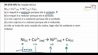 ELETROQUÍMICA Reduz oxida redutor oxidante reação de oxirredução [upl. by Tiphane]