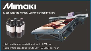 Most versatile Mimaki Led UV Flatbed Printers [upl. by Eiliak]