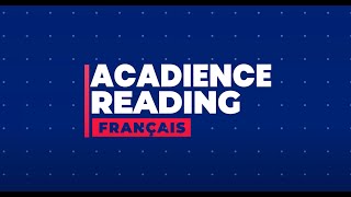 Acadience Reading Français  Module 2  Graphique  enseignement des CGP [upl. by Mosier93]