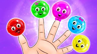 Finger Family Song With Colorful Lollipops and more Kids Songs By hooplakidz on NurseryRhymeStreet [upl. by Llenal]