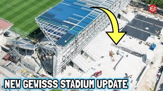 WOW SEE YOU SOON New Gewiss Stadium Renovations Update Seats Roof Panel Exterior Parking Area [upl. by Naugan]