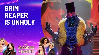 Grim Reaper Unholy Performance  Season 5  The Masked Singer Australia  Channel 10 [upl. by Odnalra]