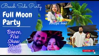 Beach Side Full Moon Party in Pondicherry  New Year Party 2023  Sandunes Paradise Beach [upl. by Arri796]