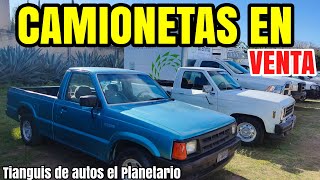 🛻Camionetas PICKUP desde 42mil Ford Nissan y Chevrolet  tianguis de autos el planetario [upl. by Alfie302]