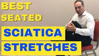 SEATED 2 Best Sciatica Stretches  Home Remedies For Sciatica Pain RELIEF by Dr Walter Salubro [upl. by Reichel]