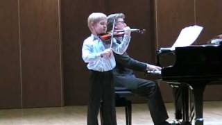 Antoni Ingielewicz 8yo  Preludium and Allegro by FKreisler [upl. by Suivatra]