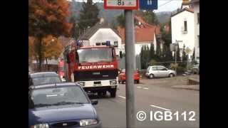 Einsatzfahrt Feuerwehr Rettungsdienst Neunkirchen Zusammenschnitt [upl. by Nnylyahs]