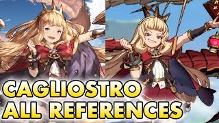 ALL CAGLIOSTRO REFERENCES Granblue Fantasy Versus References Volume 3 [upl. by Konstanze]