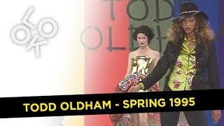 Todd Oldham Spring 1995 Fashion Flashback [upl. by Nesrac670]