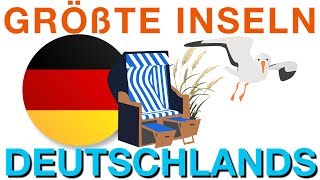 Die 20 größten Inseln Deutschlands [upl. by Conrade]