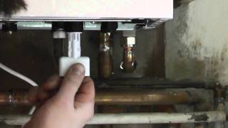 how to fill a worcester bosch 25si boiler with internal filling link [upl. by Suirradal809]