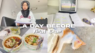 A Day Before Final Exam  Study Week Vlog In UUM [upl. by Giefer]