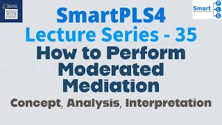 SmartPLS4 Series 35  Moderated Mediation in SmartPLS See Description [upl. by Orlanta720]