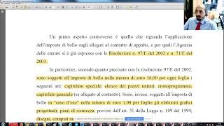 Imposta di bollo e contratti della PA  approfondimento 3072019 [upl. by Anauqaj]