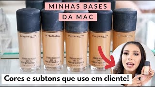 BASE STUDIO FIX MAC  CORES QUE EU USO EM CLIENTE [upl. by Willi]