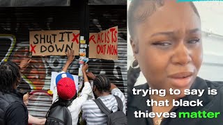 Black Woman Exposes BLM Protests In Peckham [upl. by Miksen839]