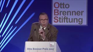 Georg Schramm als Lothar Dombrowski – Festrede Verleihung der Otto Brenner Preise 2017 [upl. by Bertelli]