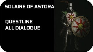 Solaire of Astora Story Questline Dark Souls 1 NPCs Quests [upl. by Oilime806]