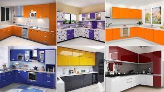 Top 100 Kitchen Cabinet Colours 2024  Modern Kitchen Colour Combinations  Modular Kitchen Designs [upl. by Backer941]