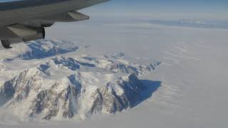 Antarctica1Qantas B747400ER 南極遊覧飛行1256quot2019 4K [upl. by Newsom561]