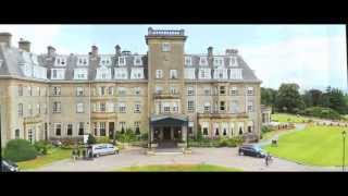 GLENEAGLES PROMO  5 STAR LUXURY HOTEL SCOTLAND GOLF SPA TRAVEL [upl. by Nekcerb253]