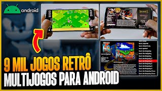 MELHOR EMULADOR de JOGOS ANTIGOS para ANDROID 9 Mil Jogos no Celular  Multijogos Android 2024 [upl. by Cynara982]