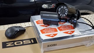 Unboxing  ZOSI Security Camera System 1080p [upl. by Nellahs]