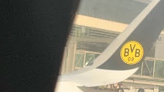 Ich fliege mit dem BVB 09 Flieger zurück nach Deutschland 255 Minuten [upl. by Aivatra96]