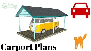 Free Carport Plans [upl. by Dwinnell]