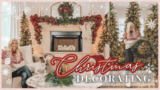 2023 CHRISTMAS DECORATING  CHRISTMAS GARLAND  LIVING ROOM DECOR  CHRISTMAS DECORATING IDEAS 2023 [upl. by Lodmilla166]