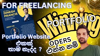 Freelancer portfolio sinhala How to create freelancer portfolio website in canva sinhala 2024 [upl. by Catarina]