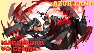 AZUR LANE  Light Cruiser Magdeburg Voice Line quot Japanese Audio quot [upl. by Hime682]