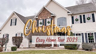 COZY CHRISTMAS HOME TOUR 2023  Traditional Coziest Christmas Decorating Ideas [upl. by Tehr]