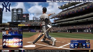 MLB THE SHOW 24  New York Yankees at New York Mets  Game 81 [upl. by Edme407]