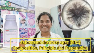 Sabouraud Dextrose Agar SDA Preparation । Media For Fungi and Yeast । Heredity Biosciences [upl. by Hcirdla927]