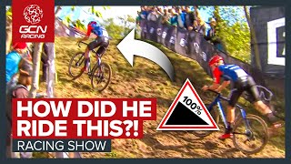 The GREATEST Display Of Cycling Skill We’ve Ever Seen  GCN Racing News Show [upl. by Uball]