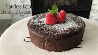 Flourless Keto Chocolate Gâteau [upl. by Ylloj]