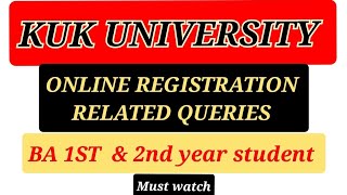 Kuk Online Exam registration Full process kukupdate kukuniversity kukonlineexam [upl. by Gem967]