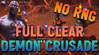 How To Full Clear ALL DEMON CRUSADE CHALLENGE STAGES With Minimal RNG Watcher of Realms [upl. by Okram786]