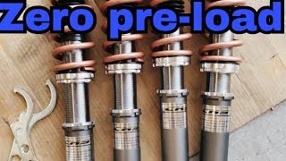 How to Set Zero Preload on Coilovers [upl. by Srevart]