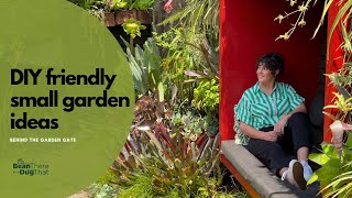 SMALL GARDEN design ideas 🌱 Garden Tour 🌱 DIY Small Backyard Ideas  Behind the Garden Gate [upl. by Ryhpez]