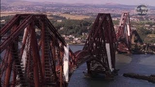 Scotland from Above Edinburgh to Fingals Cave Route HD [upl. by Atinet]