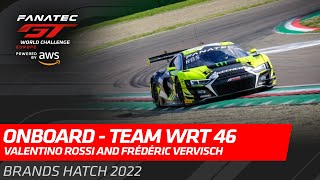 LIVE  Onboard Car 46  Race 2  Team WRT Valentino Rossi amp Frédéric Vervisch [upl. by Namara27]