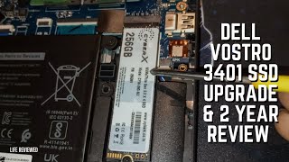 Dell Vostro 3401  256 GB SSD Upgrade amp 2 Years Later Review [upl. by Munford46]