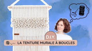 🧶Magnifique cette tenture en macramé  Faites vite la même [upl. by Adihsaar]