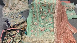 Pakistani Party three piece in Bangladesh  New Collection Party wear Suits  Pakistani Dresses 2021 [upl. by Durgy]