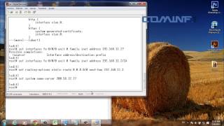 Juniper Configurando el acceso a internet en Firewall SRX [upl. by Yneffit528]